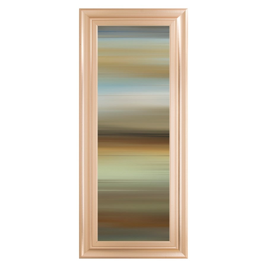 Classy Living Serene Horizon Wall Art 18"x42", Rose Gold Romance Frame