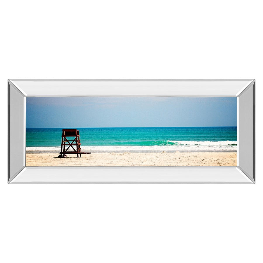 Classy Living Serene Shoreline Wall Art 42"x18", Mirrored Frame