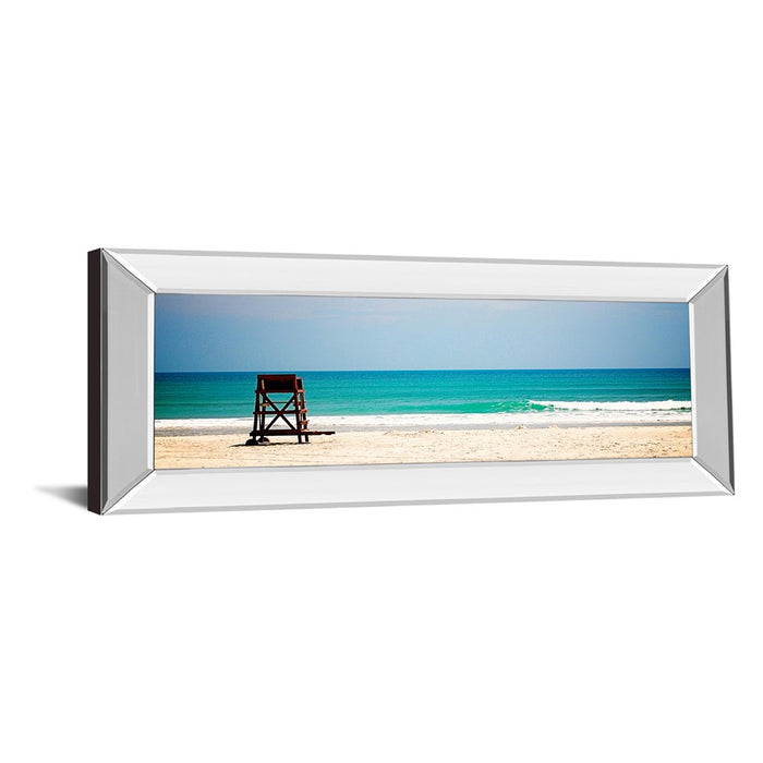 Classy Living Serene Shoreline Wall Art 42"x18", Mirrored Frame