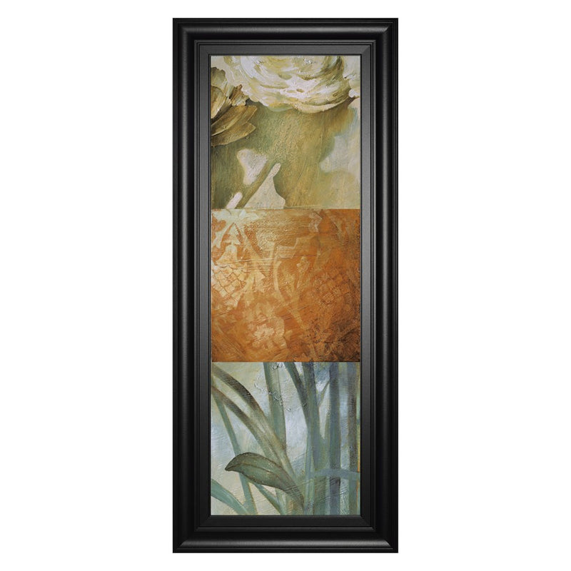 Classy Living Botanical Harmony Wall Art 18"x42", Midnight Aura Frame