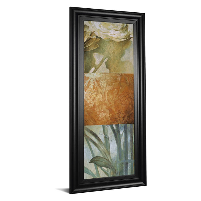 Classy Living Botanical Harmony Wall Art 18"x42", Midnight Aura Frame