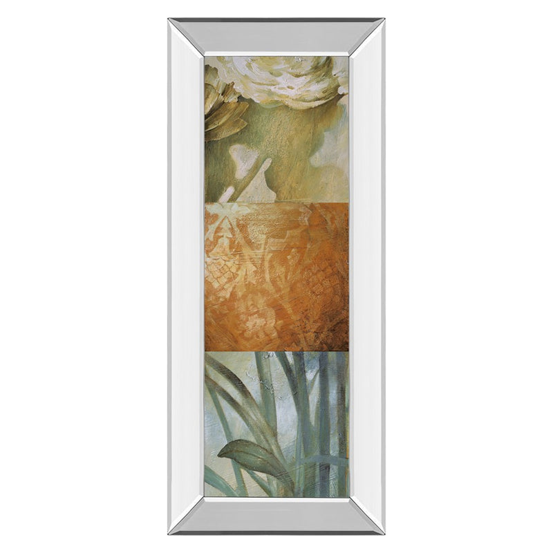 Classy Living Botanical Harmony Wall Art 18"x42", Mirrored Frame