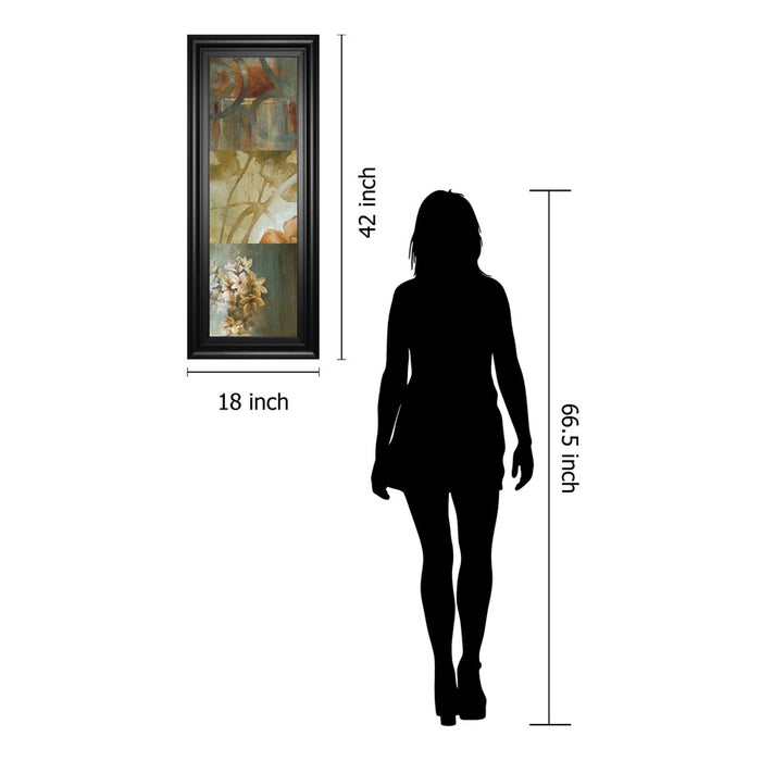 Classy Living Square Choices Wall Art 18"x42", Black Frame