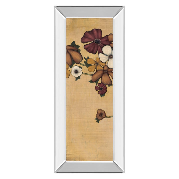 Classy Living Meadow Ember Wall Art 18"x42", Mirrored Frame - 1899MF