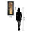 Classy Living Wandering Bouquet Wall Art 18"x42", Black Frame