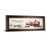 Classy Living Holiday Barn Scene Wall Art 42"x18", Cinnamon Mocha Frame