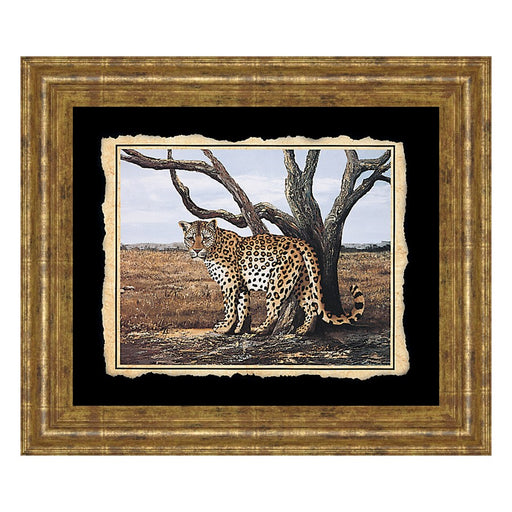 Classy Living Leopard Majesty Wall Art 26"x22", GiIded Radiance Frame