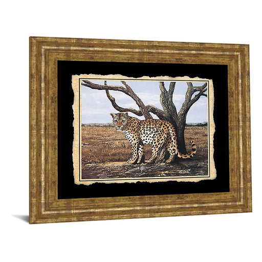 Classy Living Leopard Majesty Wall Art 26"x22", GiIded Radiance Frame