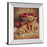 Classy Living Golden Pups Wall Art 22"x26", Mirrored Frame