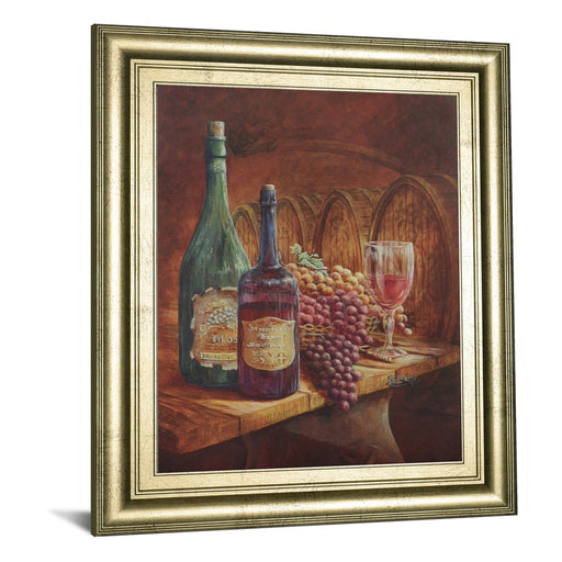 Classy Living Elegant Vineyard Wall Art 22"x26", GiIded Radiance Frame