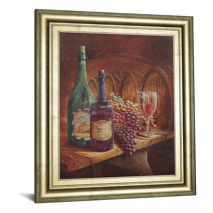 Classy Living Elegant Vineyard Wall Art 22"x26", GiIded Radiance Frame