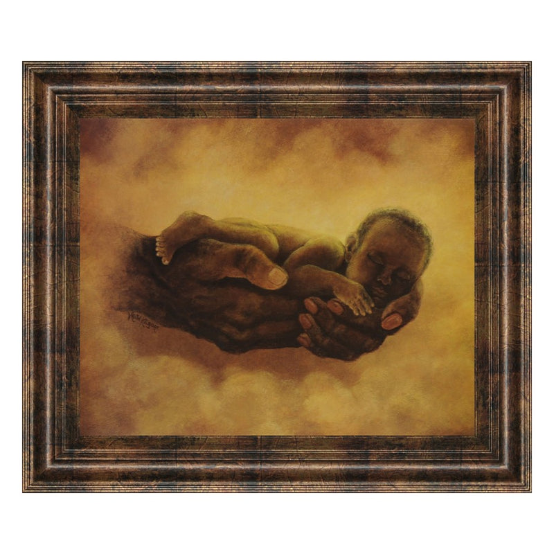 Classy Living Guardian Embrace Wall Art 26"x22", Brown Frame