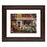 Classy Living Neighborhood Barbecue Wall Art 26"x22", Cinnamon Mocha Frame