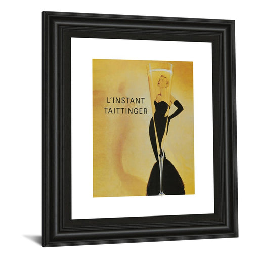 Classy Living Taittinger Elegance Wall Art 22"x26", Midnight Aura Frame