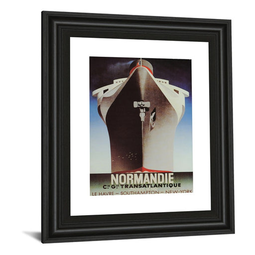 Classy Living Normandie Voyage Wall Art 22"x26", Midnight Aura Frame