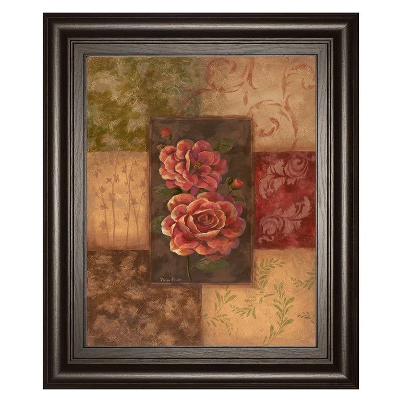 Classy Living Normandie Elegance Wall Art 22"x26", Dark Chocolate Frame