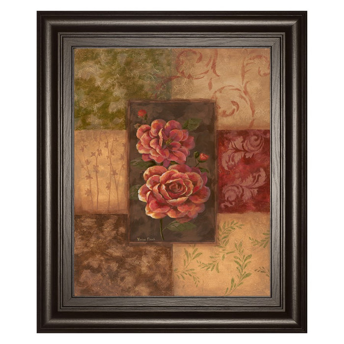 Classy Living Normandie Elegance Wall Art 22"x26", Dark Chocolate Frame