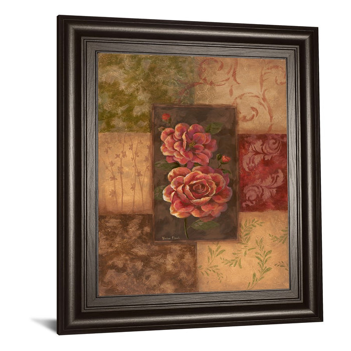 Classy Living Normandie Elegance Wall Art 22"x26", Dark Chocolate Frame