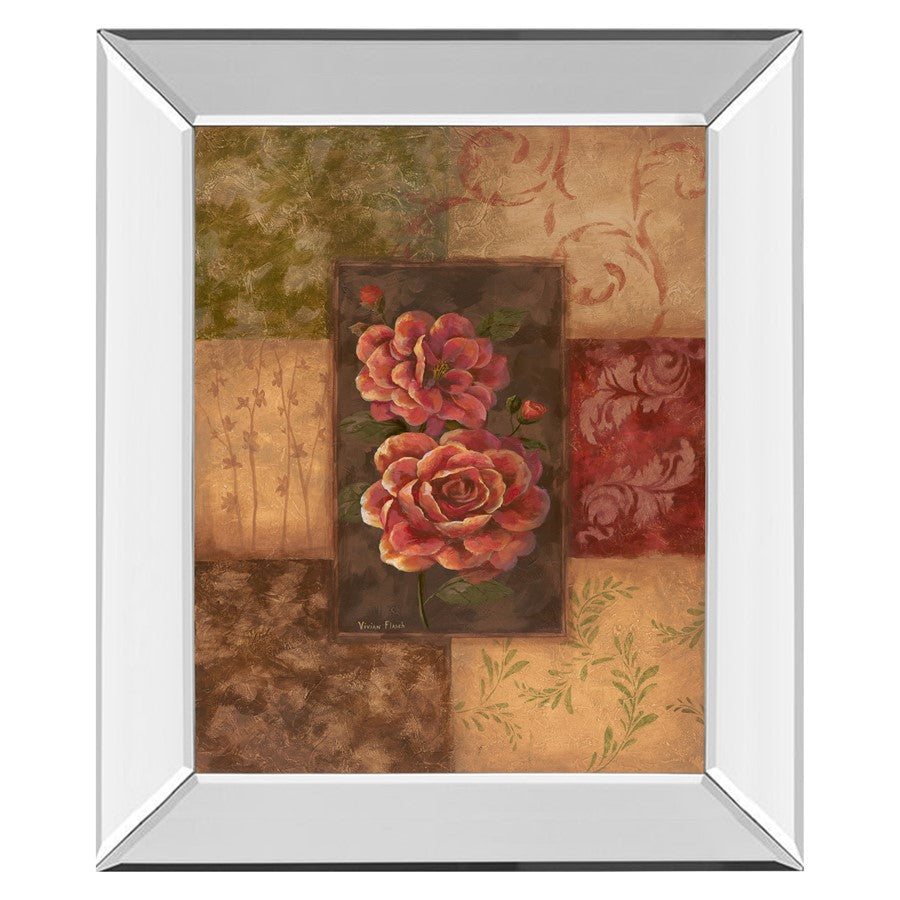 Classy Living Normandie Elegance Wall Art 22"x26", Mirrored Frame