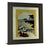 Classy Living Tropical Moon Wall Art 22"x26", Dark Chocolate Frame