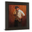 Classy Living Soulful Saxophonist Wall Art 22"x26", Dark Chocolate Frame