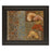 Classy Living Golden Petal Story Wall Art 26"x22", Dark Chocolate Frame