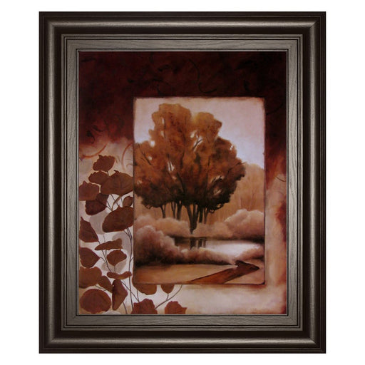 Classy Living Copperwood Reflections Wall Art 22"x26", Chocolate Frame - 4693