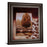 Classy Living Autumn Serenity Wall Art 22"x26", Dark Chocolate Frame