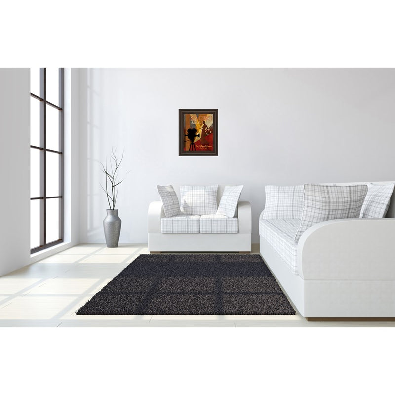 Classy Living Red Carpet Glamour Wall Art 22"x26", Cinnamon Mocha Frame