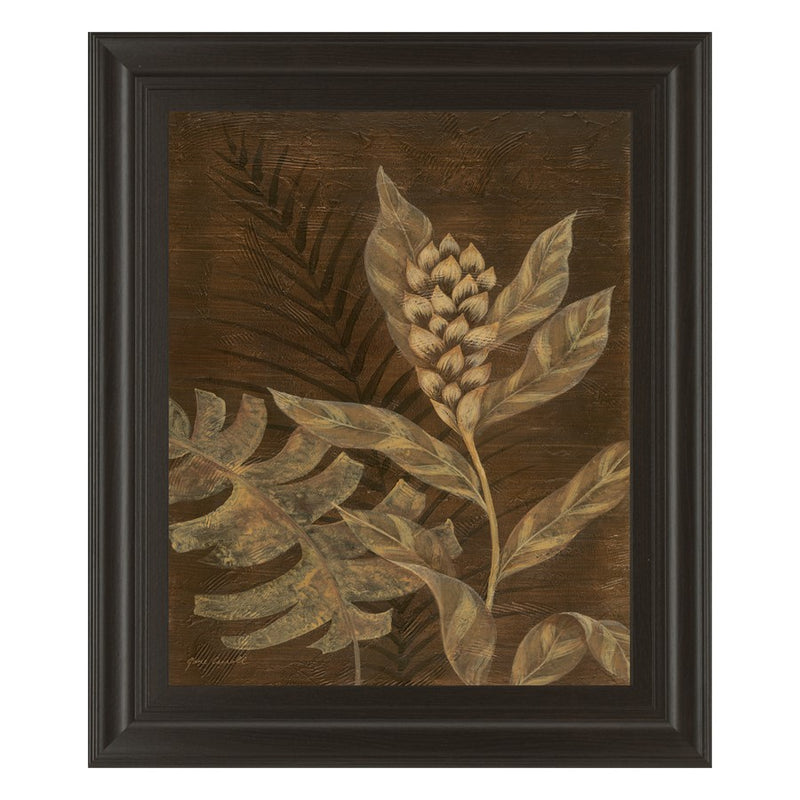 Classy Living Tropical Elegance Wall Art 22"x26", Dark Chocolate Frame