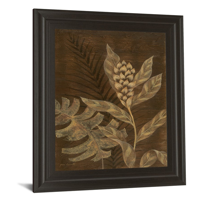 Classy Living Tropical Elegance Wall Art 22"x26", Dark Chocolate Frame