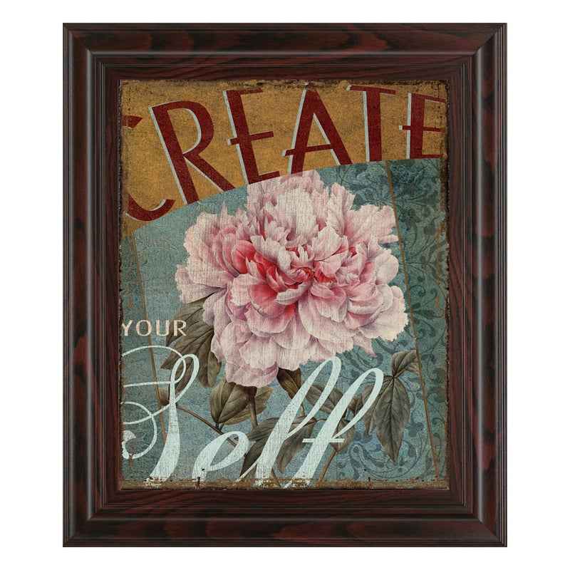 Classy Living Create Yourself Wall Art 22"x26", Cinnamon Mocha Frame