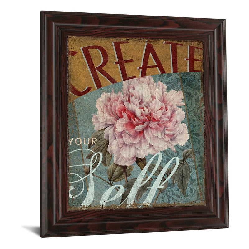 Classy Living Create Yourself Wall Art 22"x26", Cinnamon Mocha Frame