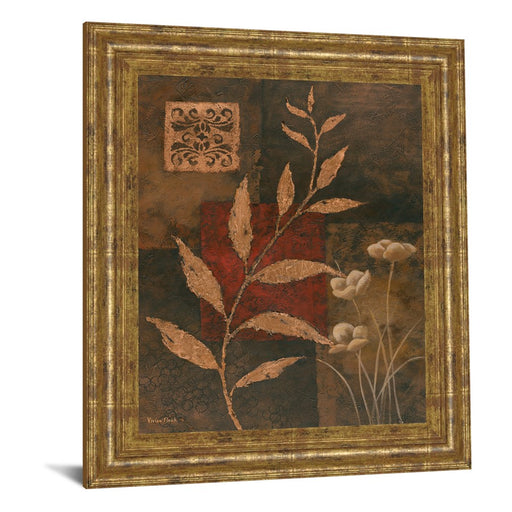 Classy Living Copper Rhythm I Wall Art 22"x26", GiIded Radiance Frame