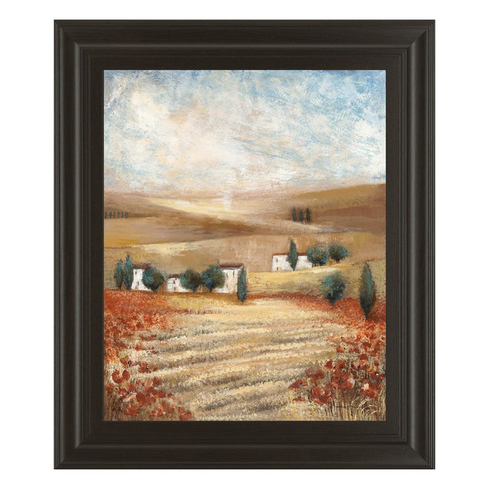 Classy Living Rustic Horizon Wall Art 22"x26", Dark Chocolate Frame