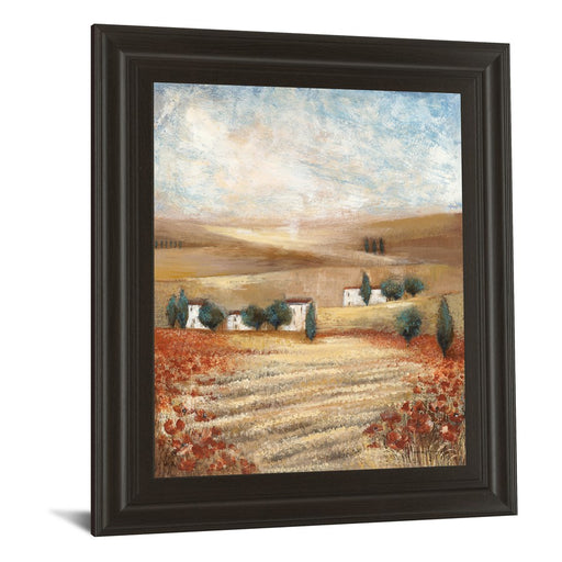 Classy Living Rustic Horizon Wall Art 22"x26", Dark Chocolate Frame
