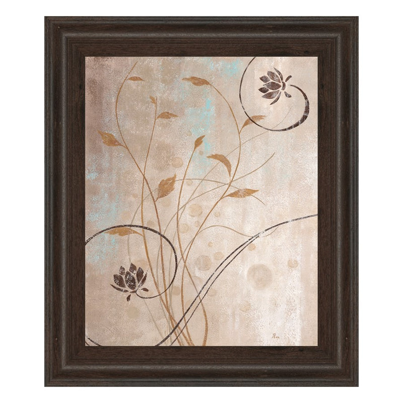 Classy Living Spring Meadow Wall Art 22"x26", Cinnamon Mocha Frame