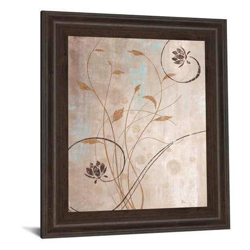 Classy Living Spring Meadow Wall Art 22"x26", Cinnamon Mocha Frame