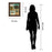 Classy Living Palm Harmony Wall Art 22"x26", Dark Chocolate Frame