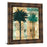 Classy Living Verdant Palms Wall Art 22"x26", Dark Chocolate Frame