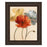 Classy Living Poppy Palette Wall Art 22"x26", Cinnamon Mocha Frame