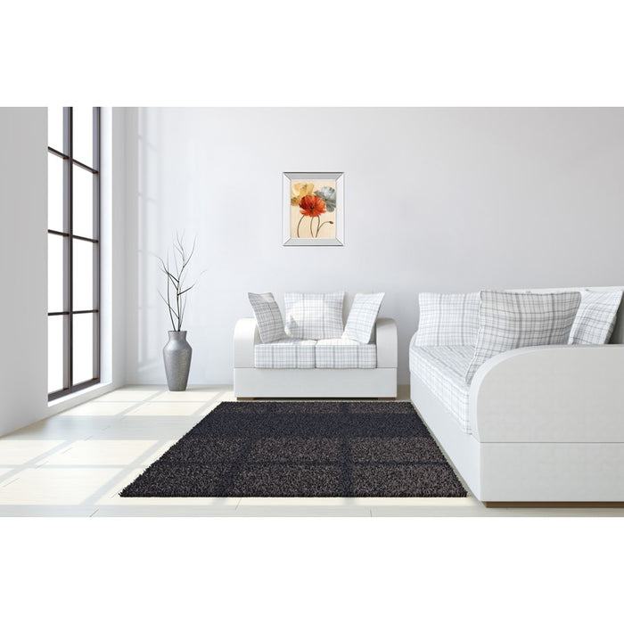 Classy Living Poppy Palette Wall Art 22"x26", Mirrored Frame