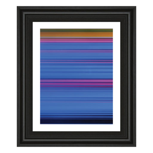 Classy Living Abstract Blues Wall Art 22"x26", Midnight Aura Frame - 4822