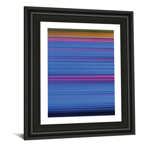 Classy Living Abstract Blues Wall Art 22"x26", Midnight Aura Frame