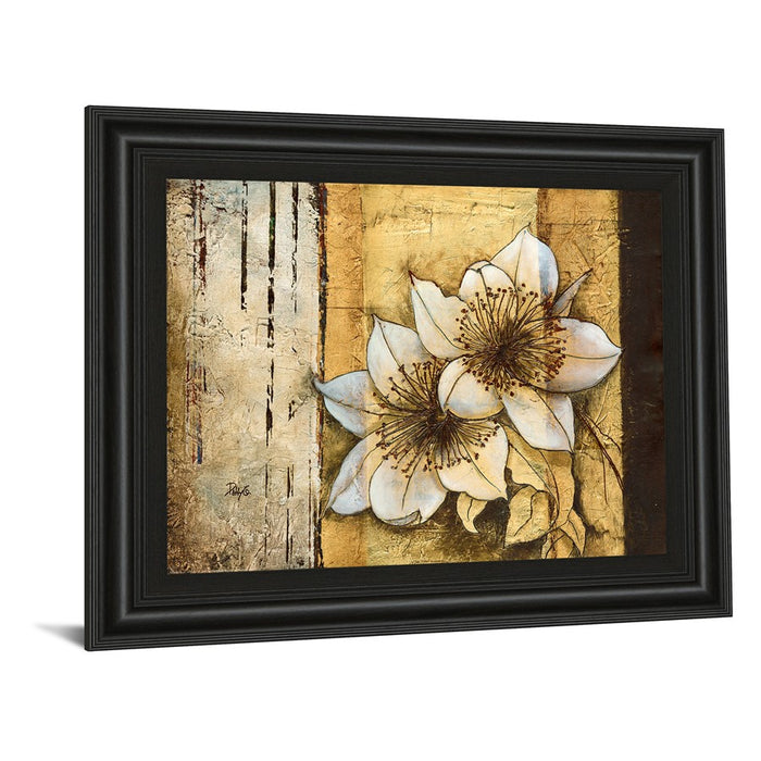 Classy Living Exotic Bloom Wall Art 26"x22", Midnight Aura Frame