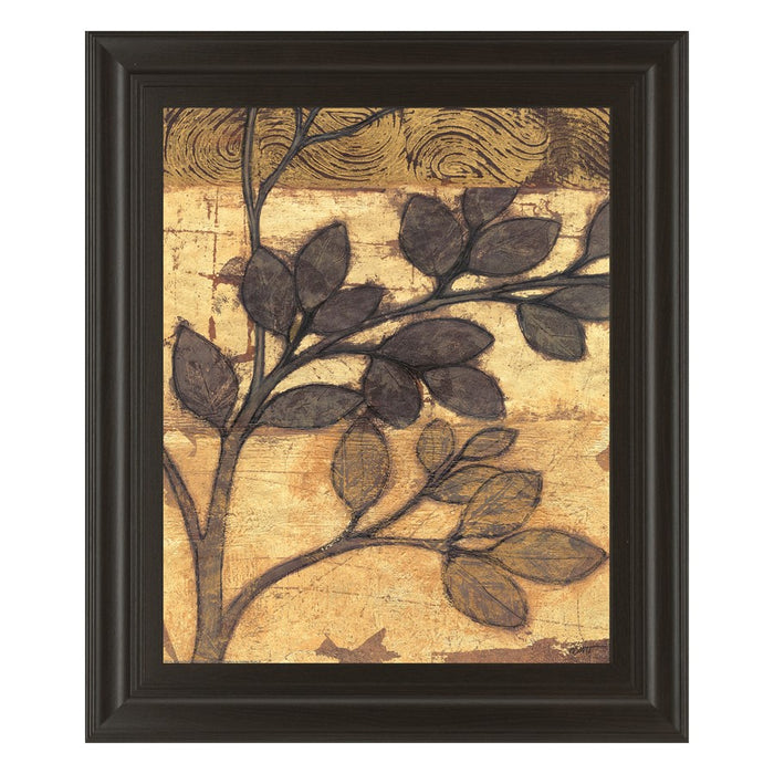 Classy Living Bronzed Branches II Wall Art 22"x26", Dark Chocolate Frame - 4836
