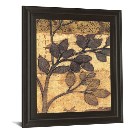 Classy Living Bronzed Branches II Wall Art 22"x26", Dark Chocolate Frame