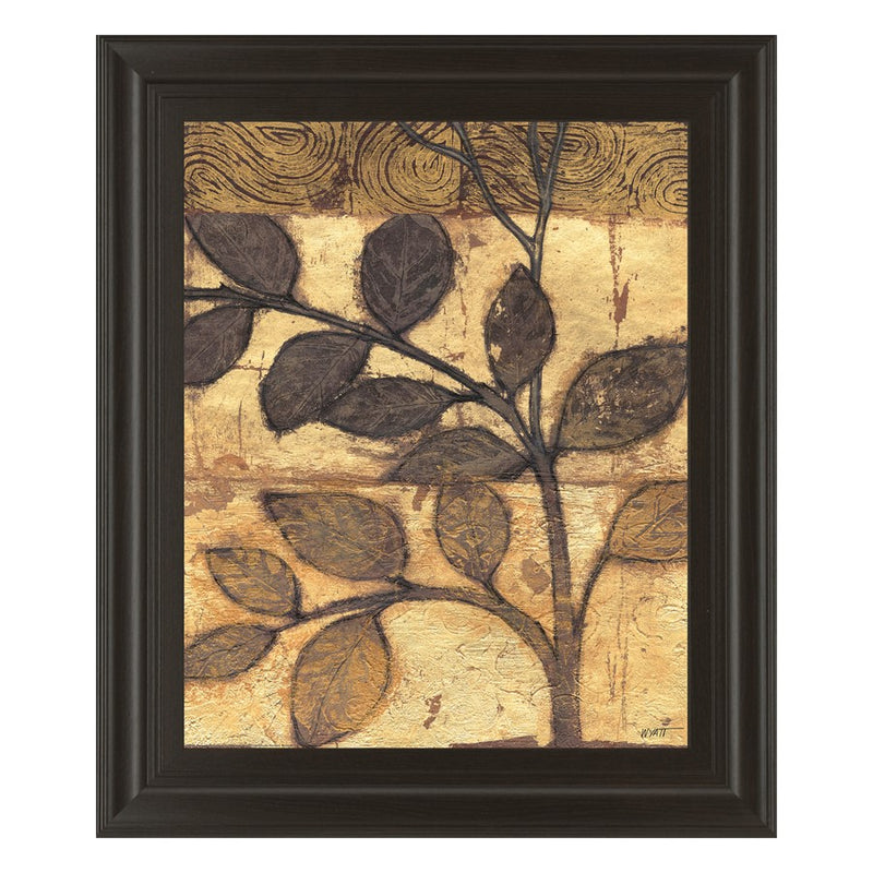 Classy Living Bronzed Branches Wall Art 22"x26", Dark Chocolate Frame