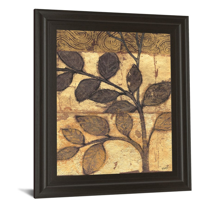 Classy Living Bronzed Branches Wall Art 22"x26", Dark Chocolate Frame