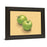 Classy Living Fresh Green Apples Wall Art 26"x22", Dark Chocolate Frame